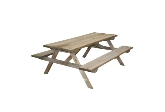 Table en bois pique-nique - Table de pique-nique en bois
