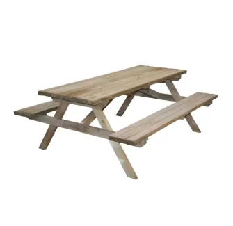 Table en bois pique-nique - Table de pique-nique en bois