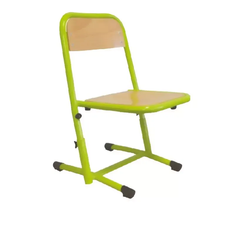 Chaise d'école réglable en hauteur et à appui sur table