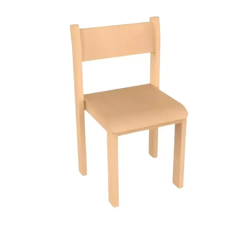 Chaise scolaire en hêtre massif