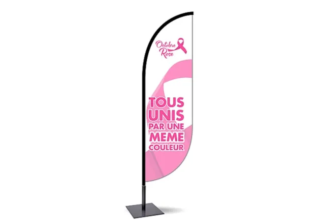 Kit voile plume Octobre Rose