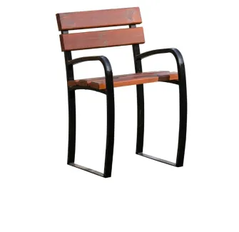 Fauteuil pour senior en bois et acier