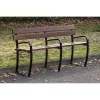 Banc pour sénior dans jardin public