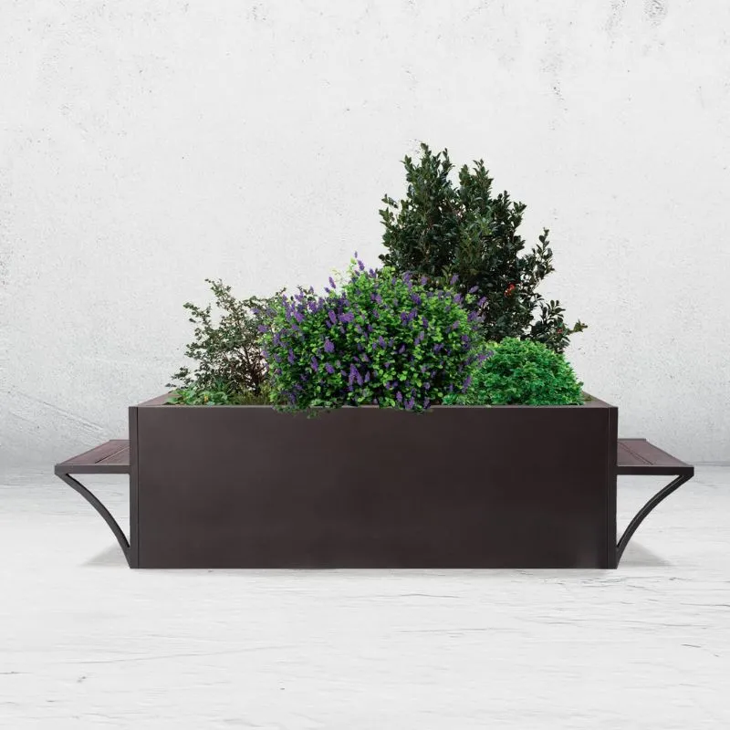 Jardinière urbaine en acier