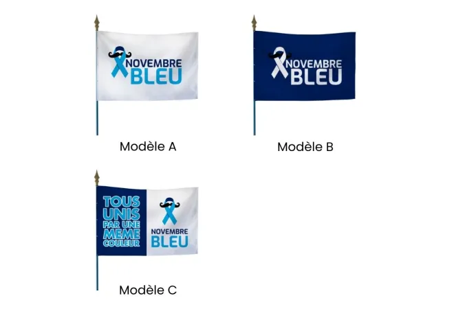Différent modèle pour Movembre Novembre Bleu