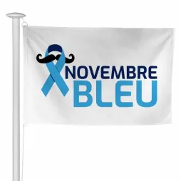 Pavillon à hisser Movember Novembre bleu