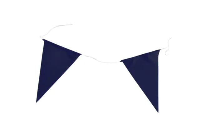 Guirlande de flamme en tissu pour soutenir Novembre Bleu Movember