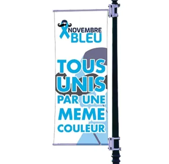 Kakemono pour action Novembre Bleu