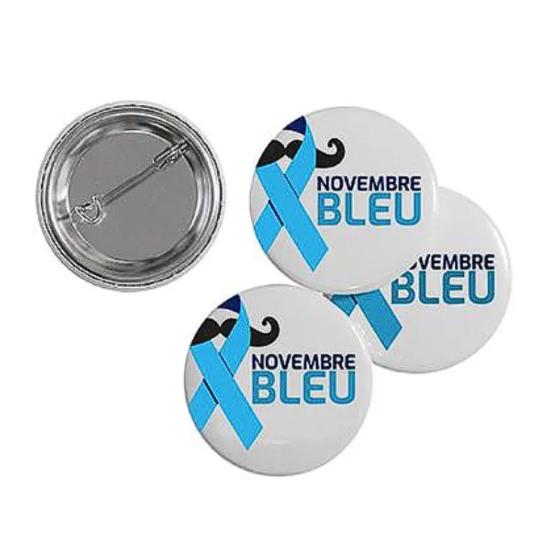 Badges Novembre Bleu Movember