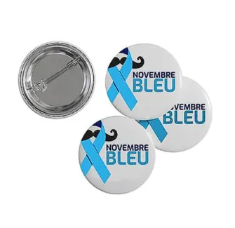Badges Novembre Bleu Movember