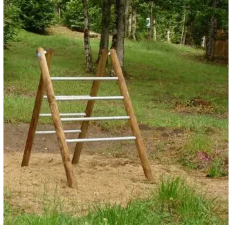Module en bois pour parcours sportif extérieur