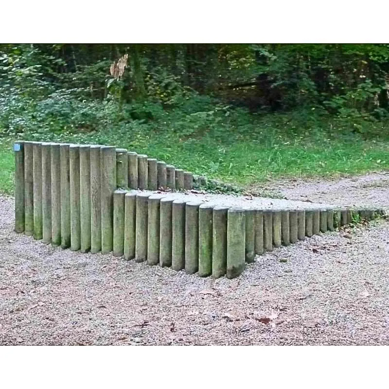 Module en bois pour parcours sportif extérieur