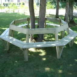 Banc d'entourage d'arbre