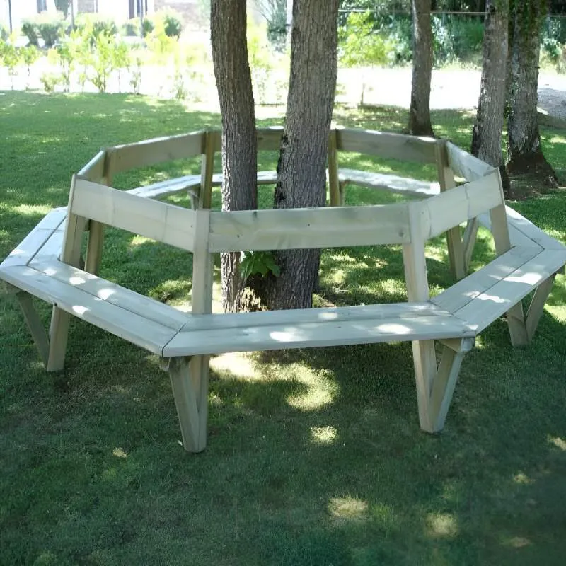 Banc d'entourage d'arbre