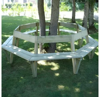 Banc d'entourage d'arbre