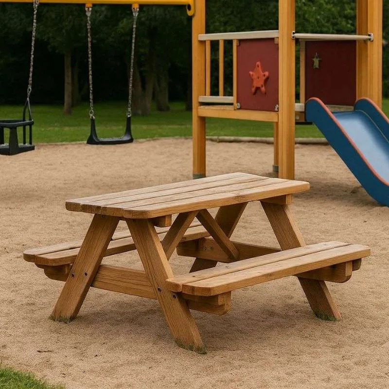 Table picnic enfant en bois