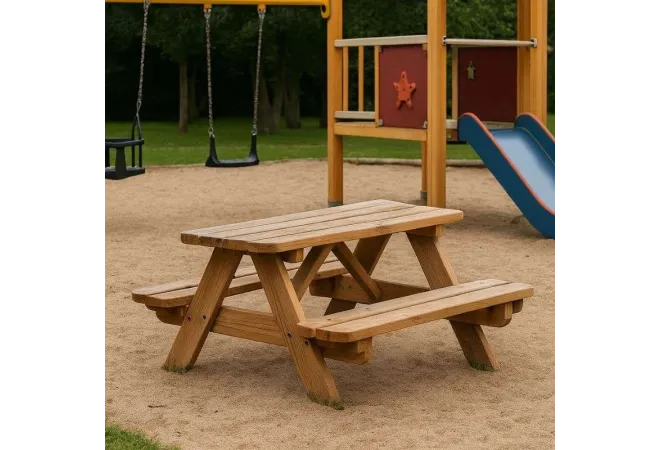 Table picnic enfant en bois