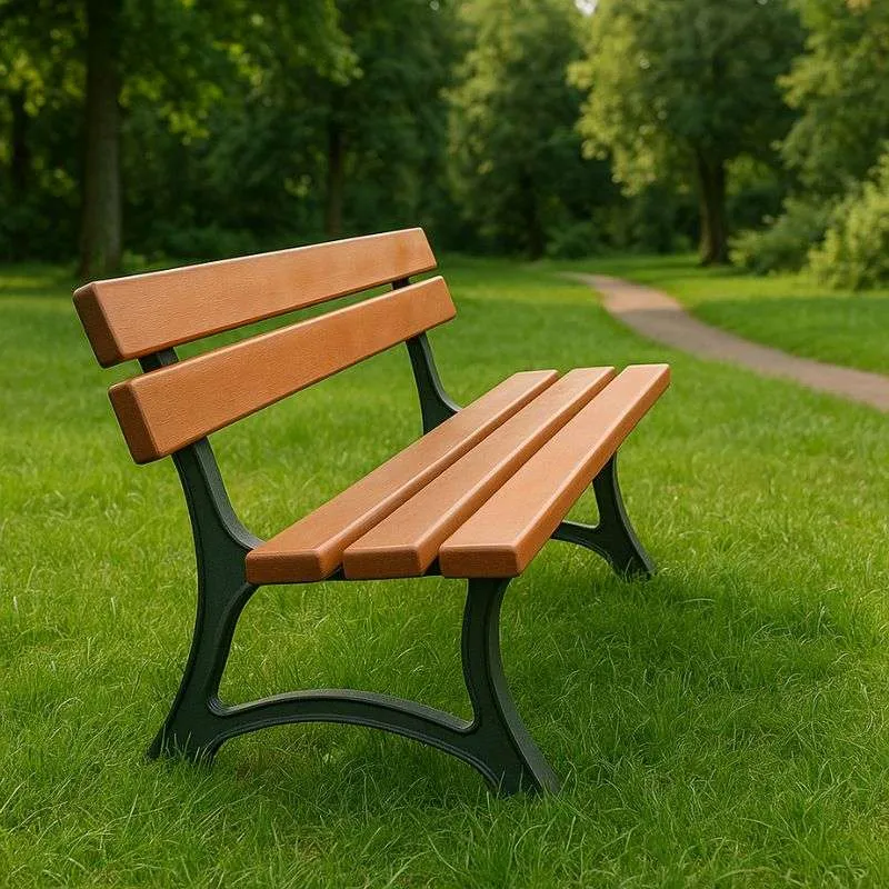 Banc de ville en bois et fonte Colisée