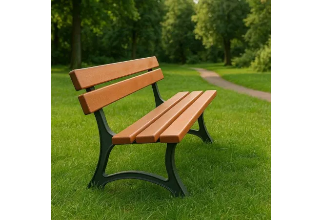 Banc de ville en bois et fonte Colisée