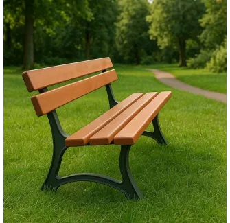 Banc de ville en bois et fonte Colisée