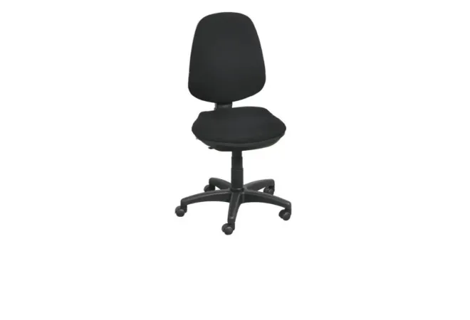 Chaise de bureau professionnel sans accoudoir tissu noir disponible autres coloris