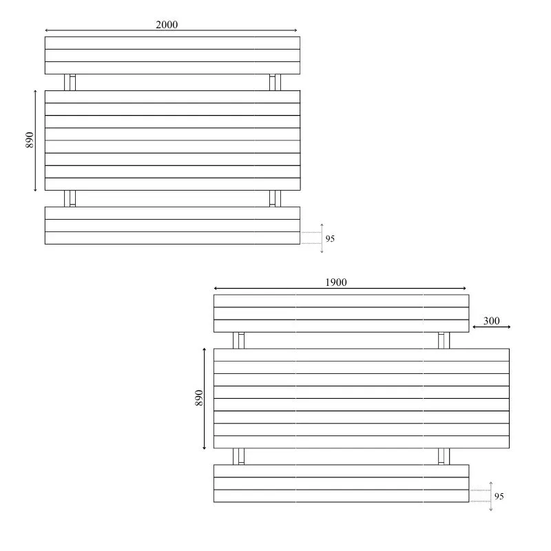 Dimensions de la table pique-nique alcor