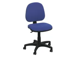 Chaise de bureau ergonomique professionnel, tissu bleu