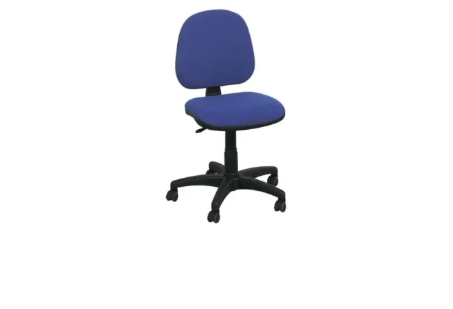 Chaise de bureau ergonomique professionnel, tissu bleu
