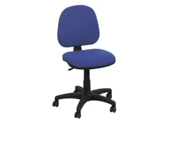 Chaise de bureau ergonomique professionnel, tissu bleu