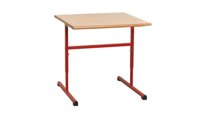 Table d'école réglable en hauteur, en mélaminé