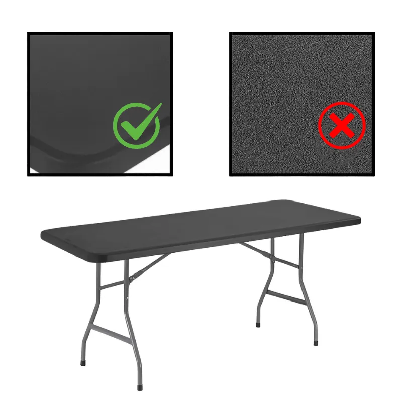 table pliante polypro aspect lisse