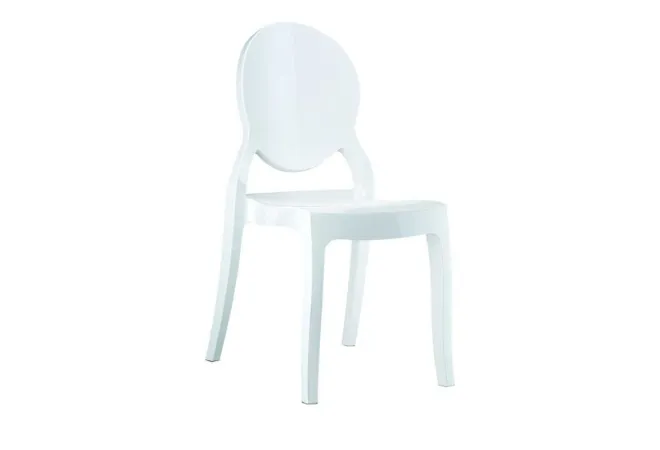 Chaise empilable médaillon Catherine