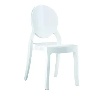 Chaise empilable médaillon Catherine