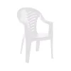 Fauteuil blanc de jardin en plastique haute qualité