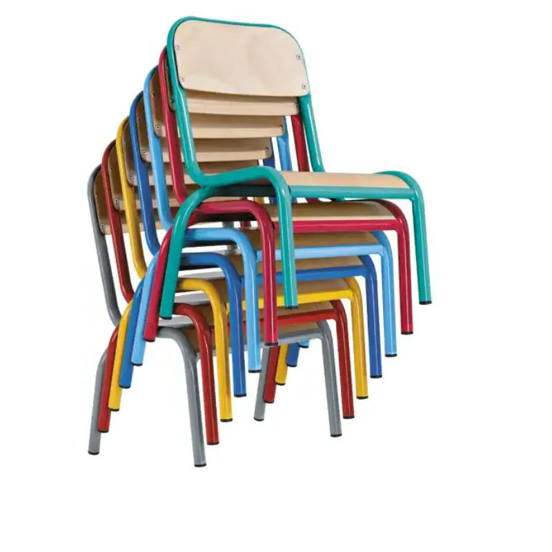 Chaises scolaires maternelles empilables nombreux coloris