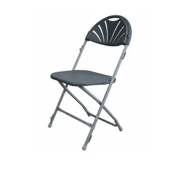 Chaise pliante polypro gris Chaise pliante polypro gris