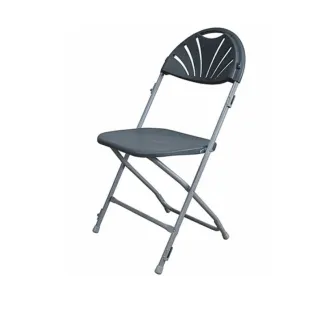 Chaise pliante polypro gris
