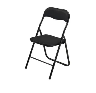 Chaise pliante en polypro noire