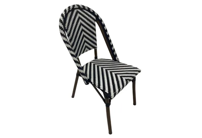 Chaise terrasse CHR en aluminium et rotin synthétique Chaise terrasse CHR en aluminium et rotin synthétique