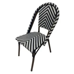 Chaise terrasse restaurant empilable style "Bistro" Chaise terrasse restaurant empilable style "Bistro"