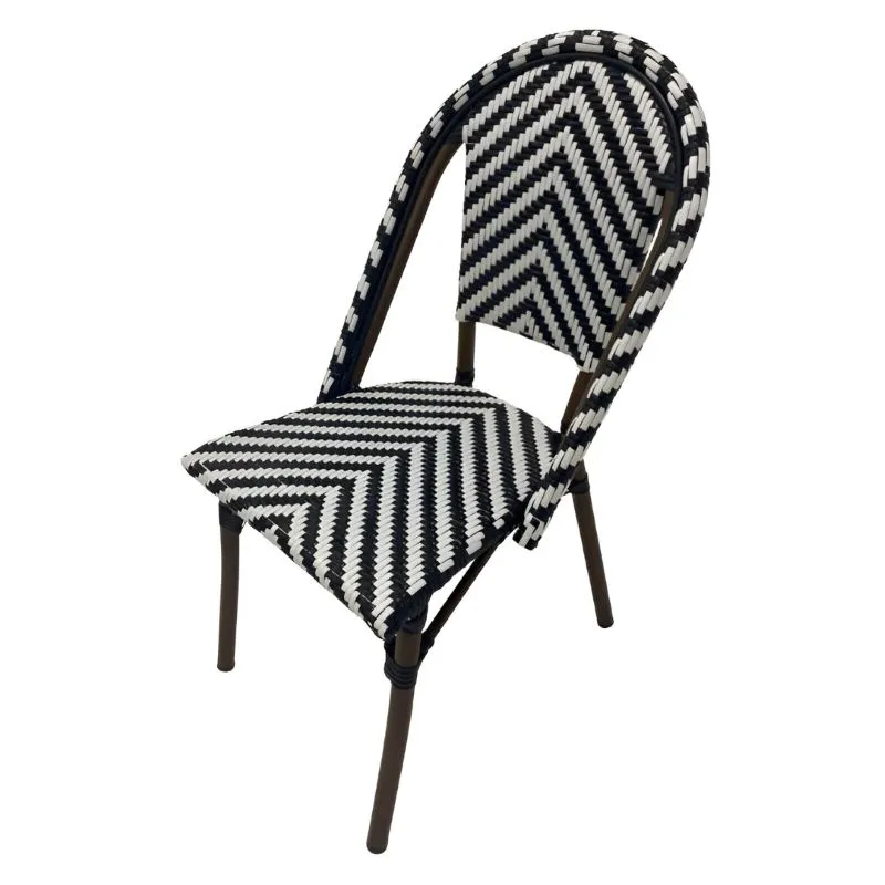Chaise terrasse restaurant empilable style "Bistro" Chaise terrasse restaurant empilable style "Bistro"