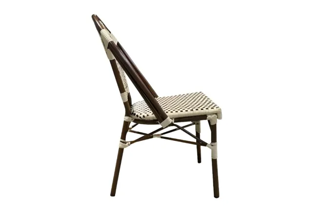 Chaise bambou en aluminium Chaise bambou en aluminium