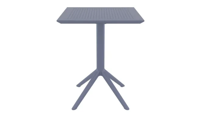 Table terrasse CHR pliante carrée grise Table terrasse CHR pliante carrée grise