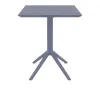 Table terrasse CHR pliante carrée grise Table terrasse CHR pliante carrée grise