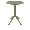 Table pliante de terrasse en résine vert olive Table pliante de terrasse en résine vert olive