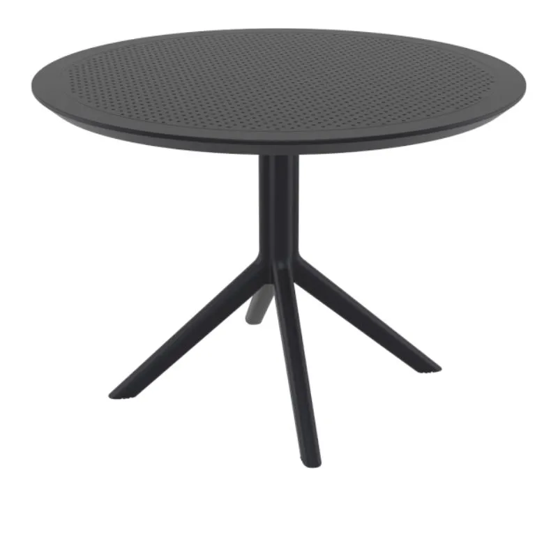 Table CHR extérieur ronde polypro noir Table CHR extérieur ronde polypro noir