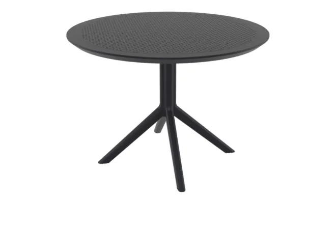Table CHR extérieur ronde polypro noir Table CHR extérieur ronde polypro noir