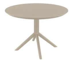 Table pour CHR ronde coloris taupe Table pour CHR ronde coloris taupe