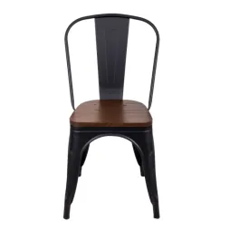 Chaise pour restaurant chocolat et noir Chaise pour restaurant chocolat et noir