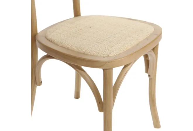 Chaise CHR avec assise en rotin Chaise CHR avec assise en rotin